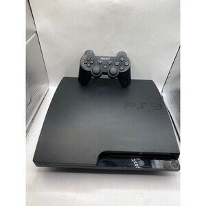 Sony PlayStation PS3 Slim Console CECH-3001A 160GB Controller Cords tested
